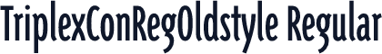 TriplexConRegOldstyle Regular