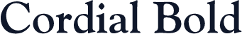 Cordial Bold