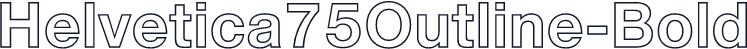 Helvetica75Outline-Bold