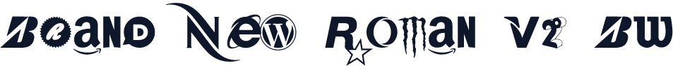 Brand New Roman V2 BW