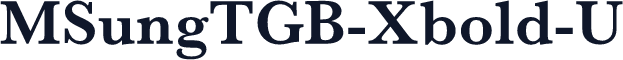 MSungTGB-Xbold-U
