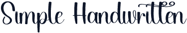 Simple Handwritten