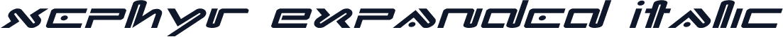 Xephyr Expanded Italic