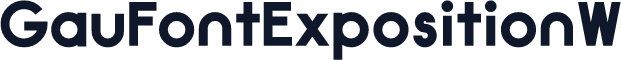 GauFontExpositionW