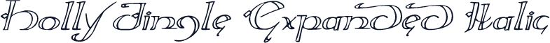 Holly Jingle Expanded Italic