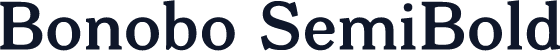 Bonobo SemiBold