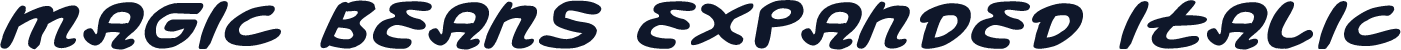 Magic Beans Expanded Italic