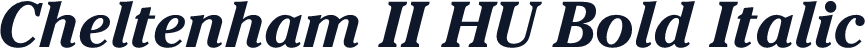 Cheltenham II HU Bold Italic