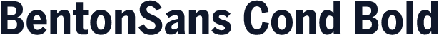 BentonSans Cond Bold