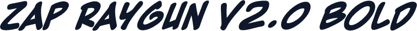Zap Raygun V2.0 Bold