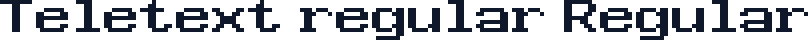 Teletext regular Regular
