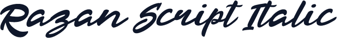Razan Script Italic