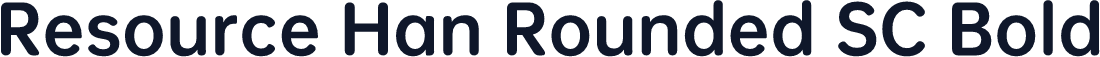 Resource Han Rounded SC Bold