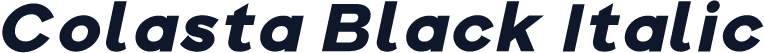 Colasta Black Italic