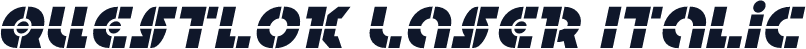 Questlok Laser Italic