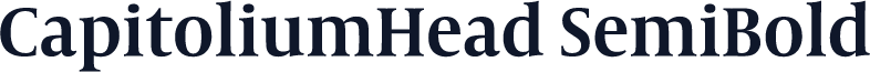 CapitoliumHead SemiBold