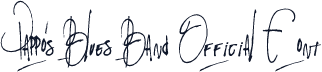 Pappo's Blues Band Official Font