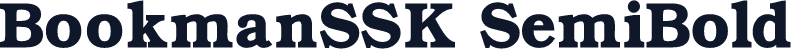 BookmanSSK SemiBold