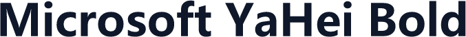 Microsoft YaHei Bold