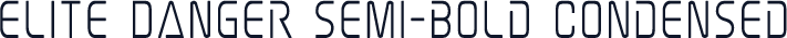 Elite Danger Semi-Bold Condensed