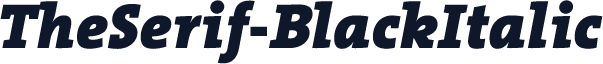 TheSerif-BlackItalic