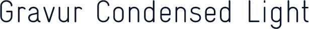 Gravur Condensed Light