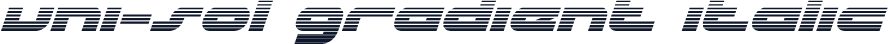 uni-sol gradient italic