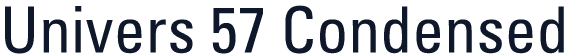 Univers 57 Condensed