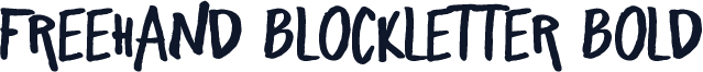 Freehand Blockletter Bold