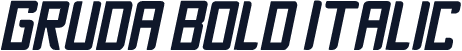 Gruda Bold Italic