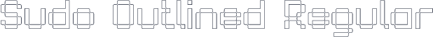 Sudo Outlined Regular