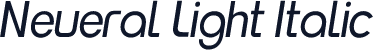 Neueral Light Italic