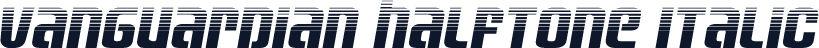 Vanguardian Halftone Italic