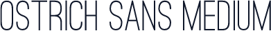 Ostrich Sans Medium