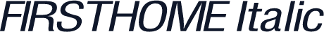FIRSTHOME Italic