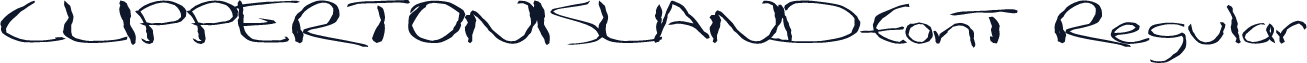 CLIPPERTONISLANDfont Regular