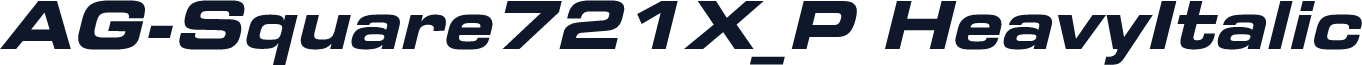 AG-Square721X_P HeavyItalic