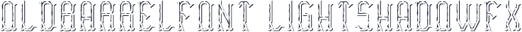 OldBarrelFont LightShadowFX