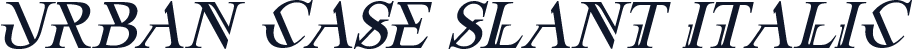 Urban Case Slant Italic