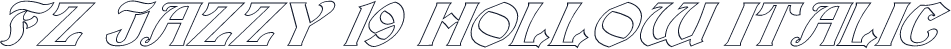 FZ JAZZY 19 HOLLOW ITALIC