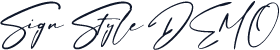 Sign Style DEMO