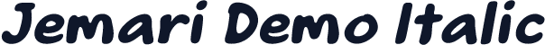 Jemari Demo Italic