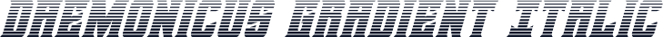 Daemonicus Gradient Italic