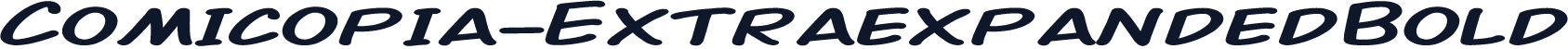 Comicopia-ExtraexpandedBold