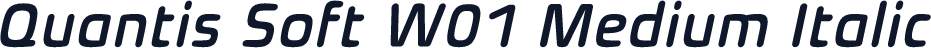 Quantis Soft W01 Medium Italic