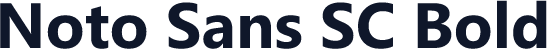 Noto Sans SC Bold