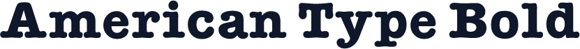 American Type Bold