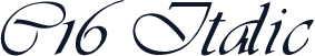 C16 Italic