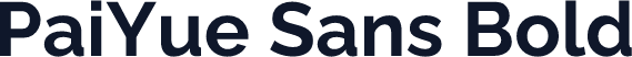 PaiYue Sans Bold