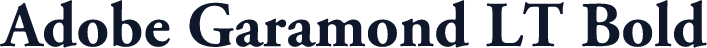 Adobe Garamond LT Bold